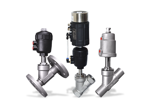 Angle seat valve series