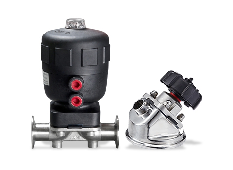 Diaphragm valve series