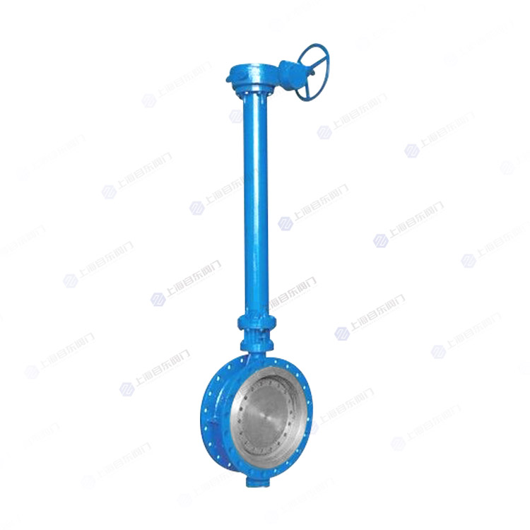 Extended rod butterfly valve
