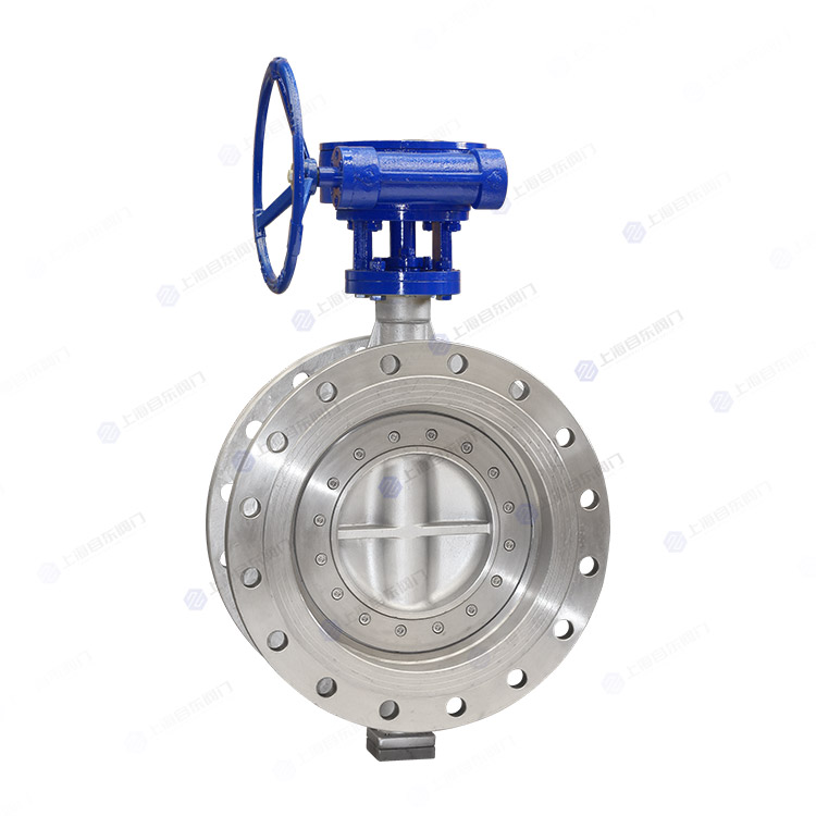 Worm gear stainless steel butterfly valve
