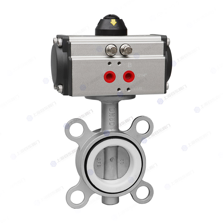 Stainless steel PTFE butterfly valve